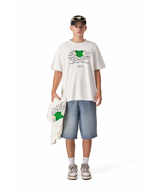 Levents® Book Boxy Tee/ White