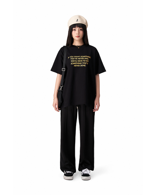 Levents® Something Boxy Tee/ Black