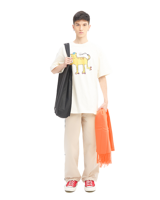 Levents® "My Animals" Series Tiger Tee/ Cream
