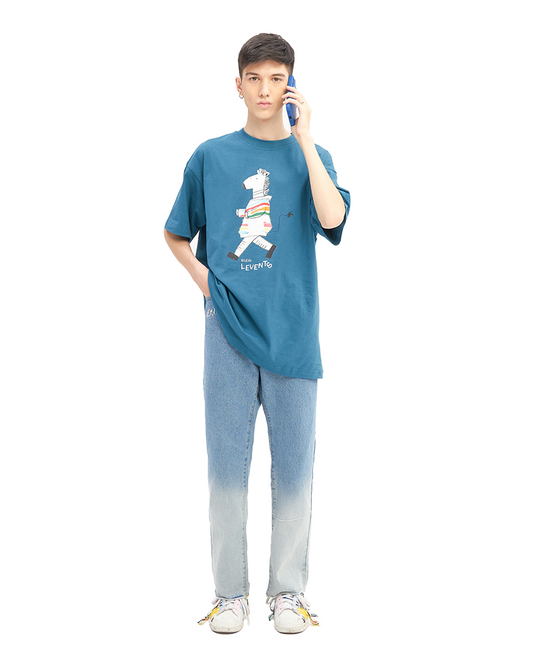 Levents® "My Animals" Series Tiger Tee/ Dark Green