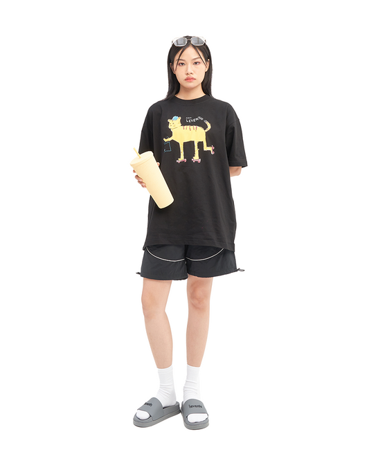 Levents® "My Animals" Series Tiger Tee/ Black