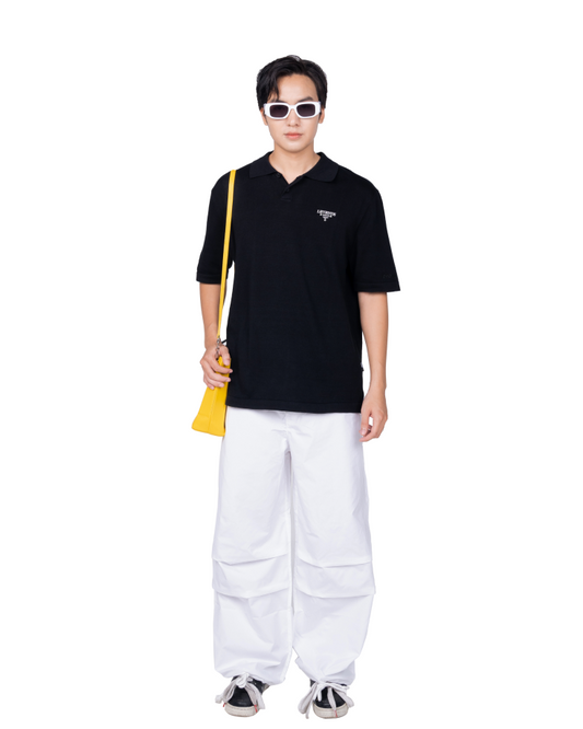 Levents® Knit Polo/ Black