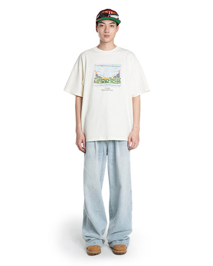 Levents® Flowers Window Tee/ Cream