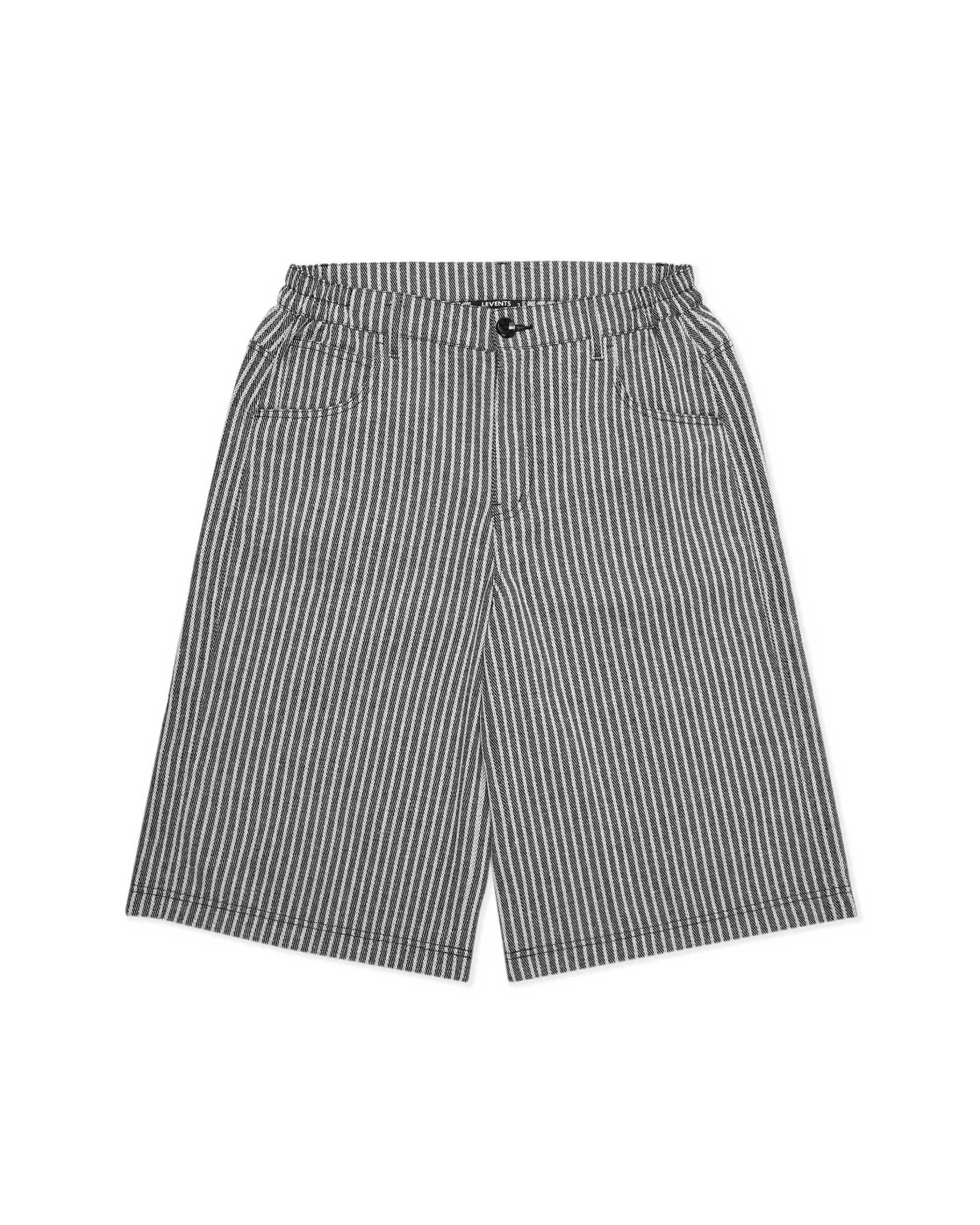 Levents® Striped Jorts/ Black