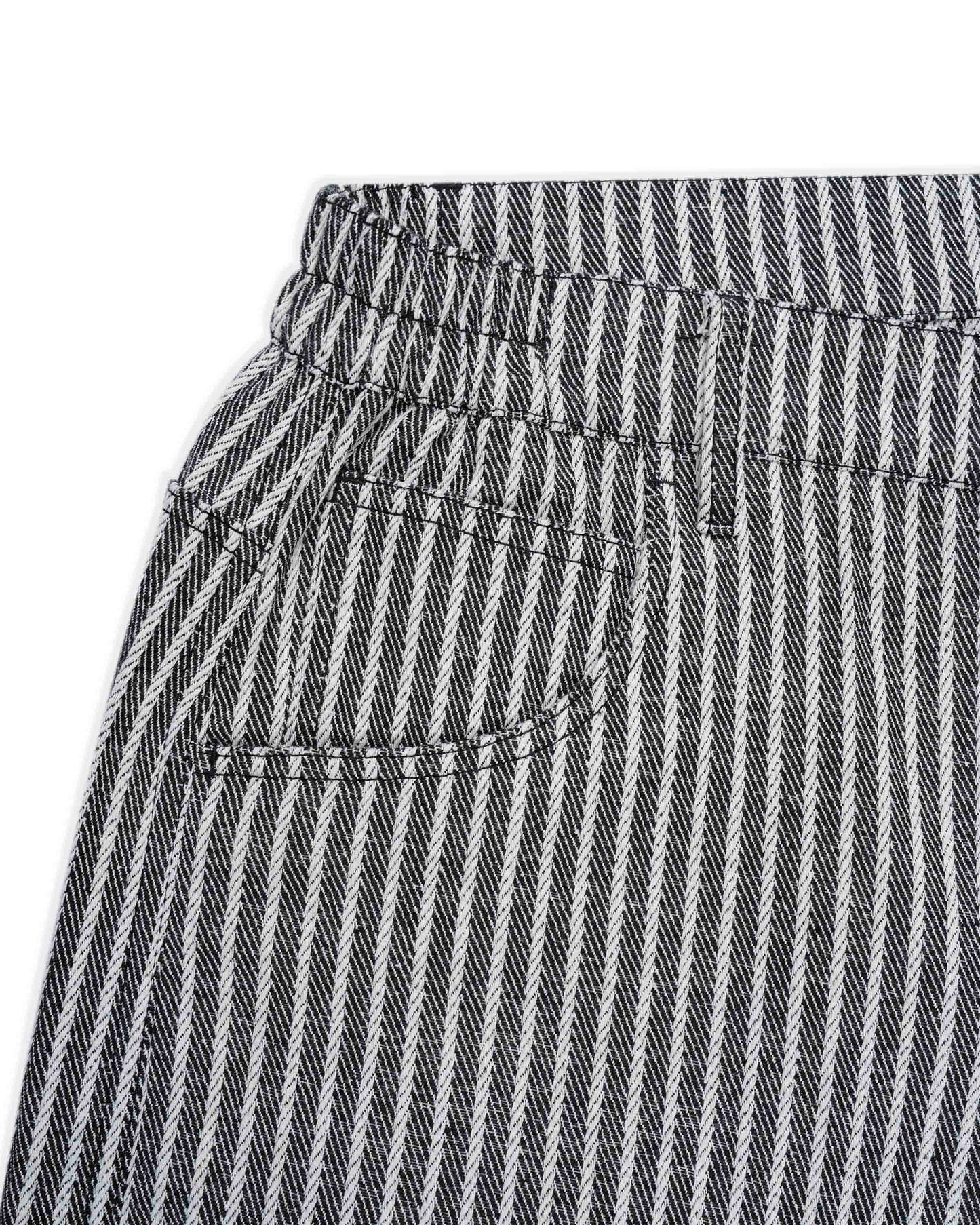 Levents® Striped Jorts/ Black
