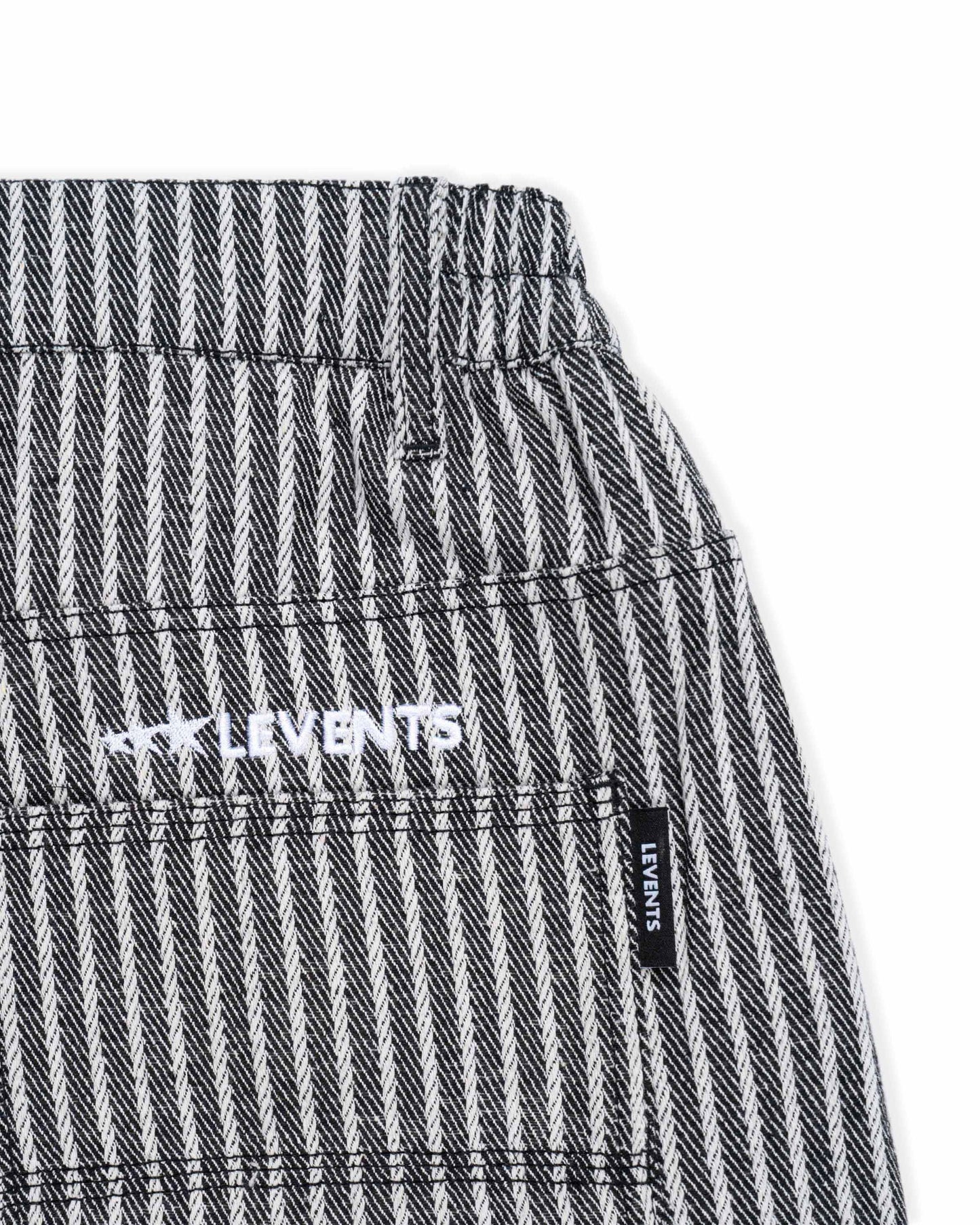 Levents® Striped Jorts/ Black