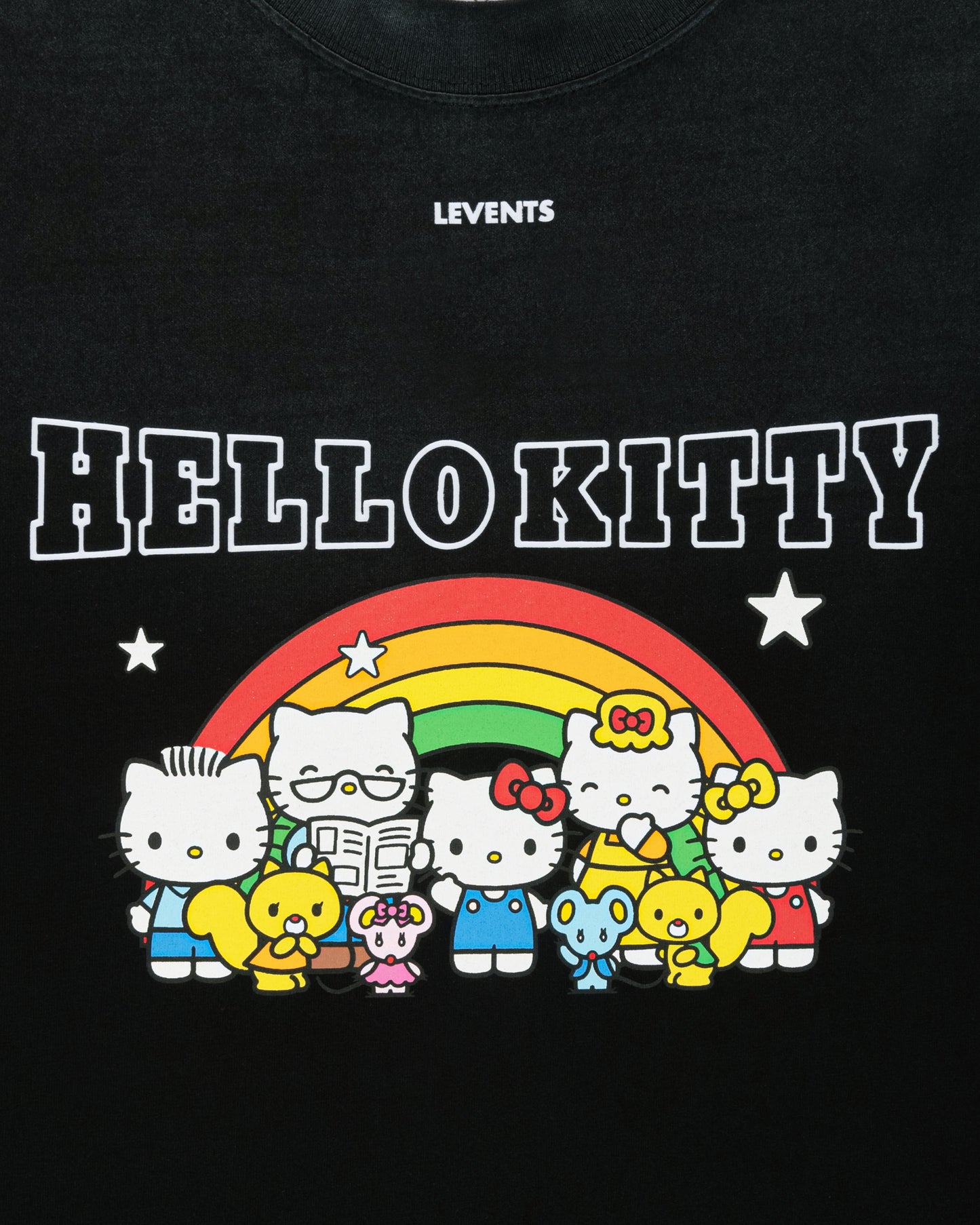 Levents® x Hello Kitty | Rainbow Semi-Oversized Tee