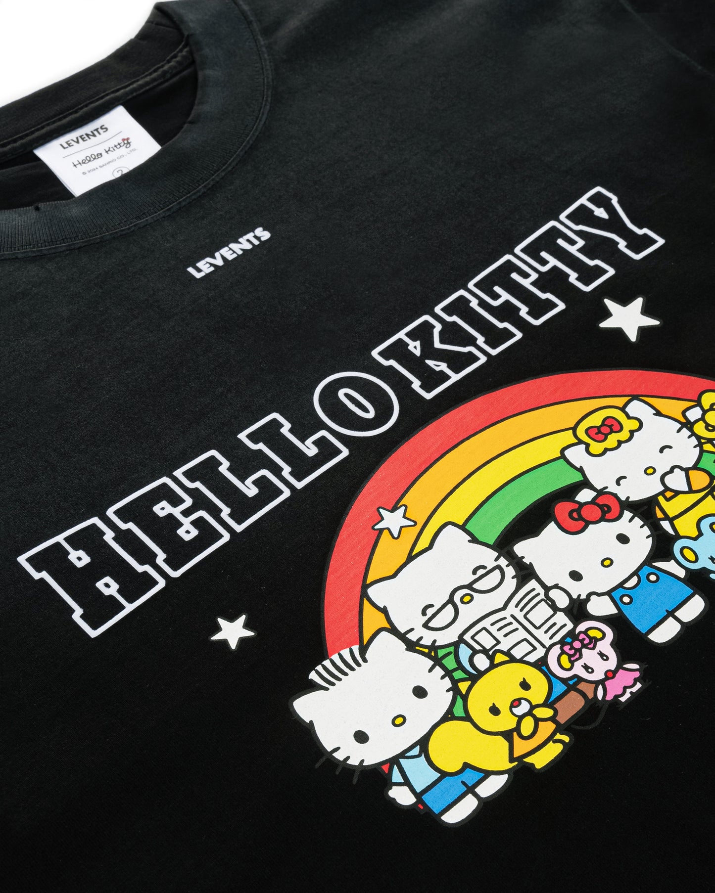 Levents® x Hello Kitty | Rainbow Semi-Oversized Tee