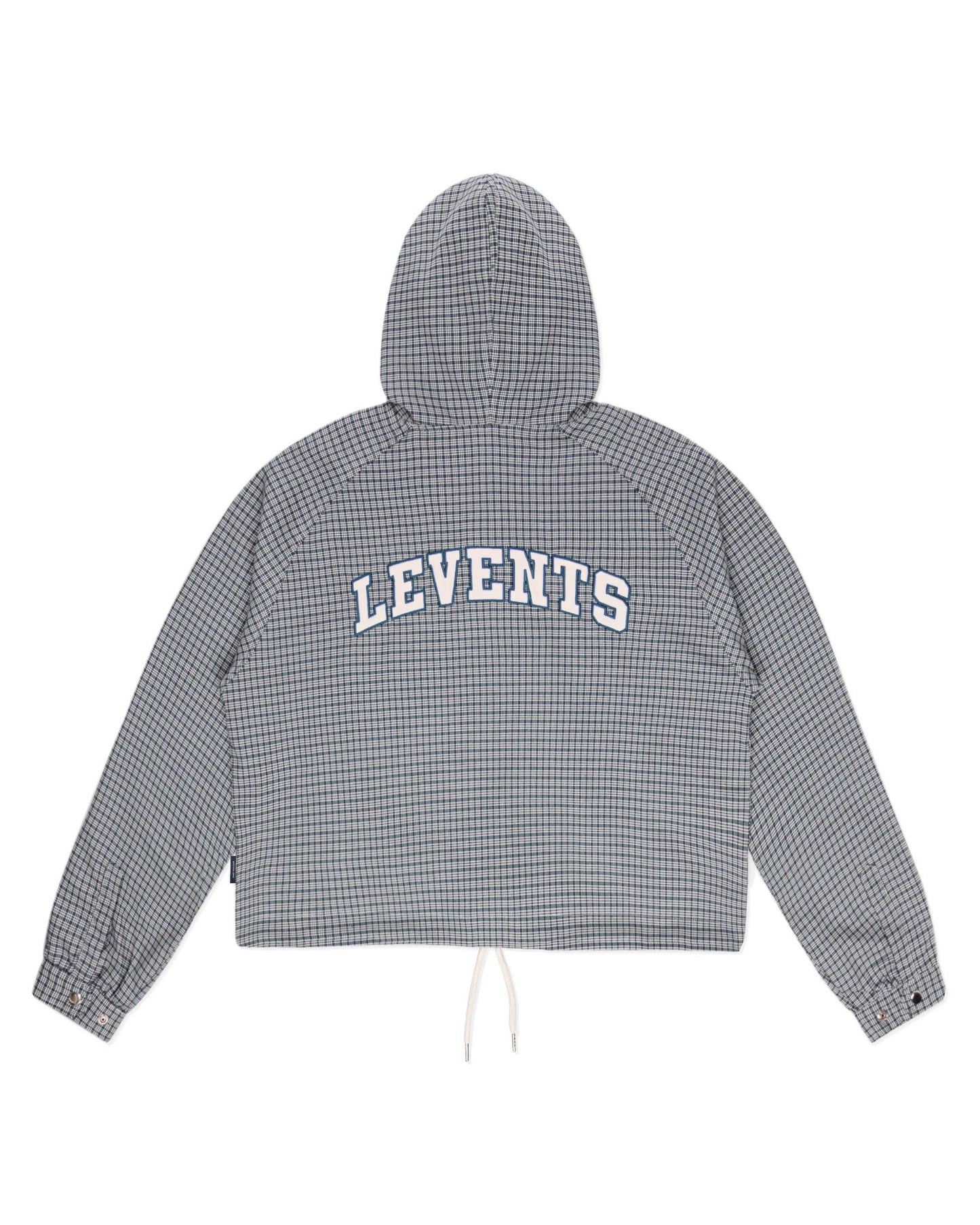 Levents® Plaid Zipper Hoodie Boxy