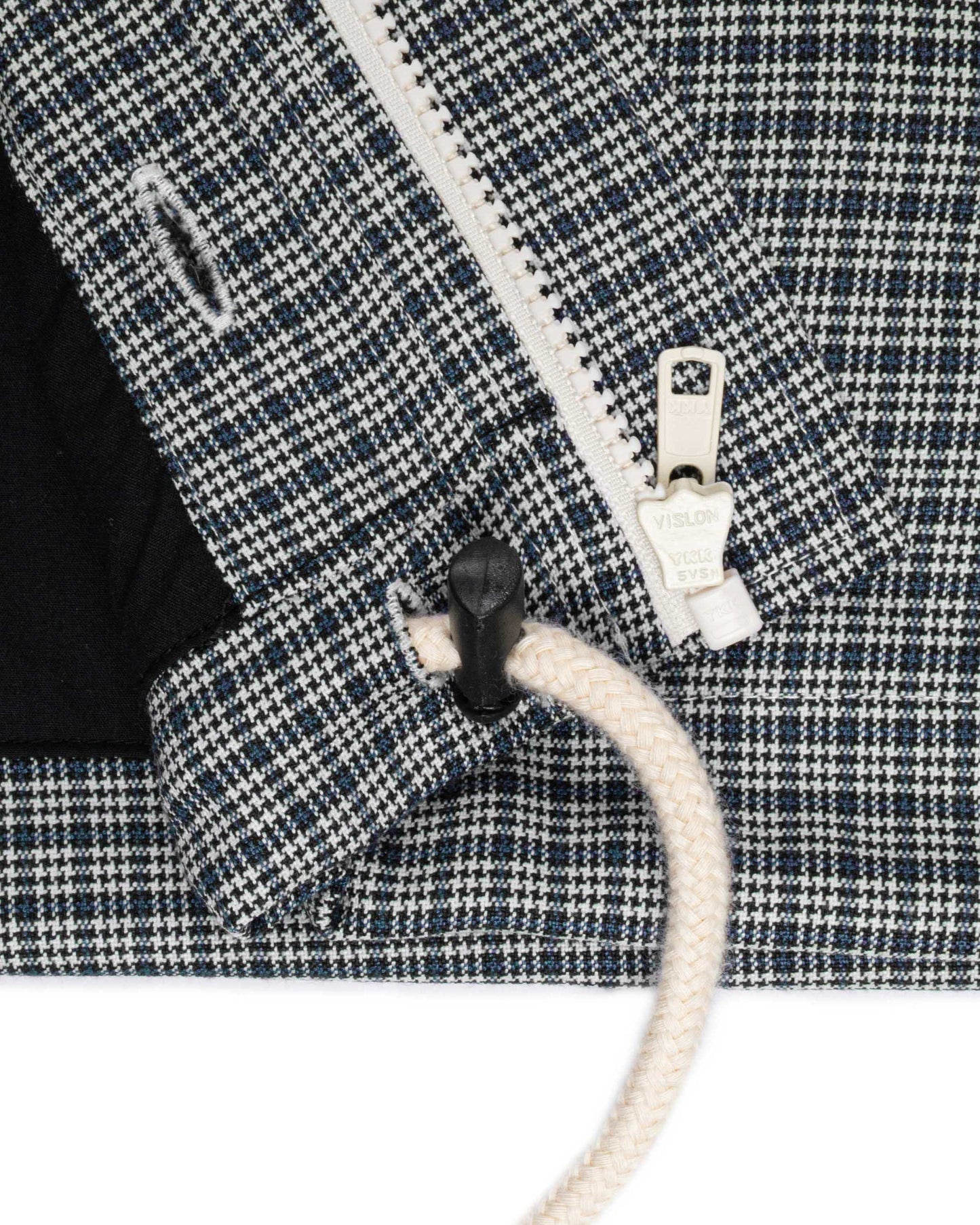 Levents® Plaid Zipper Hoodie Boxy