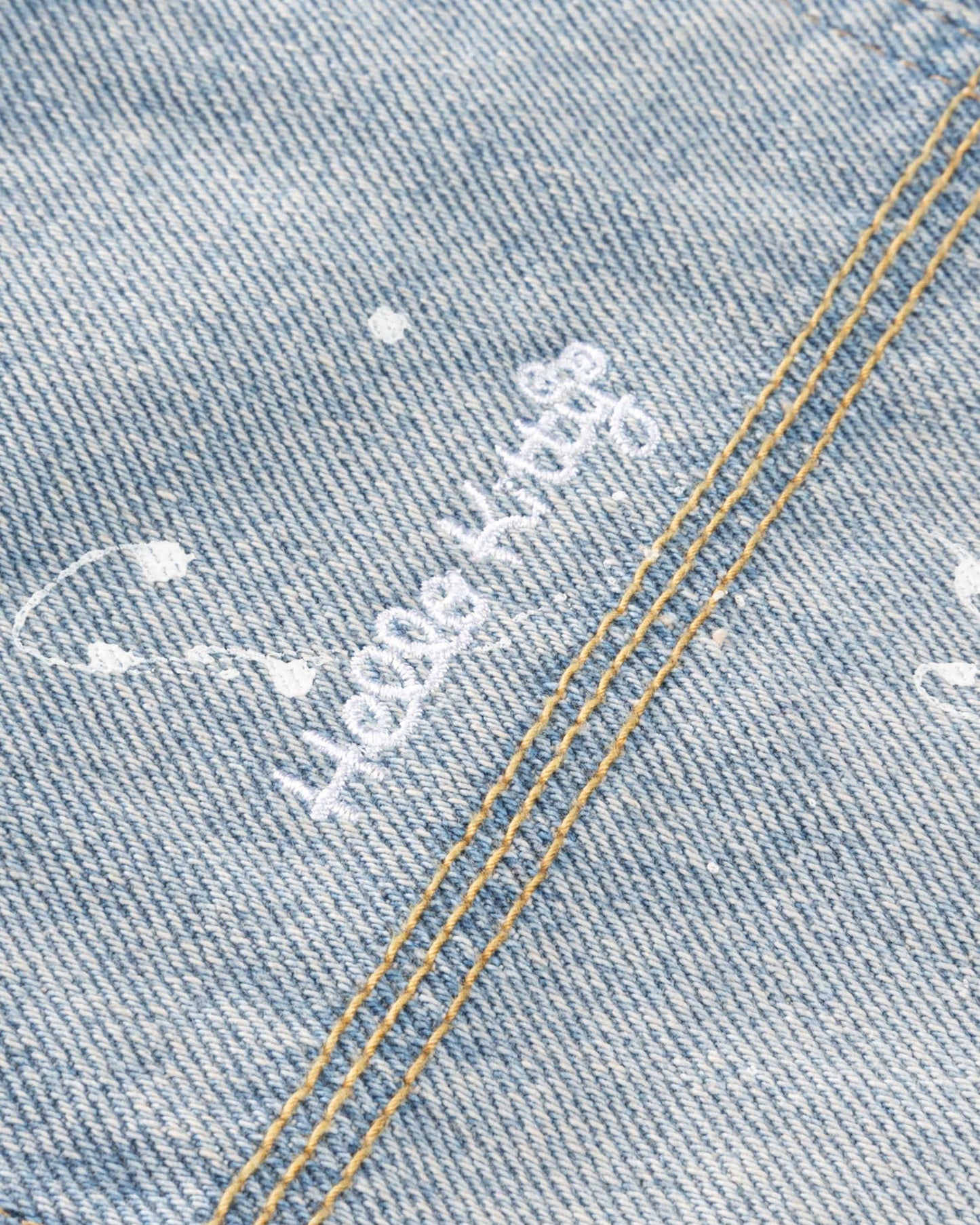 Levents® x Hello Kitty | Splatter Baggy Jeans/ Blue