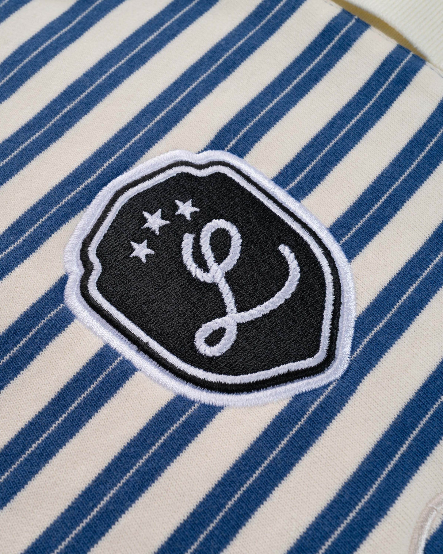 Levents® Striped Long Sleeve Boxy Polo Shirt