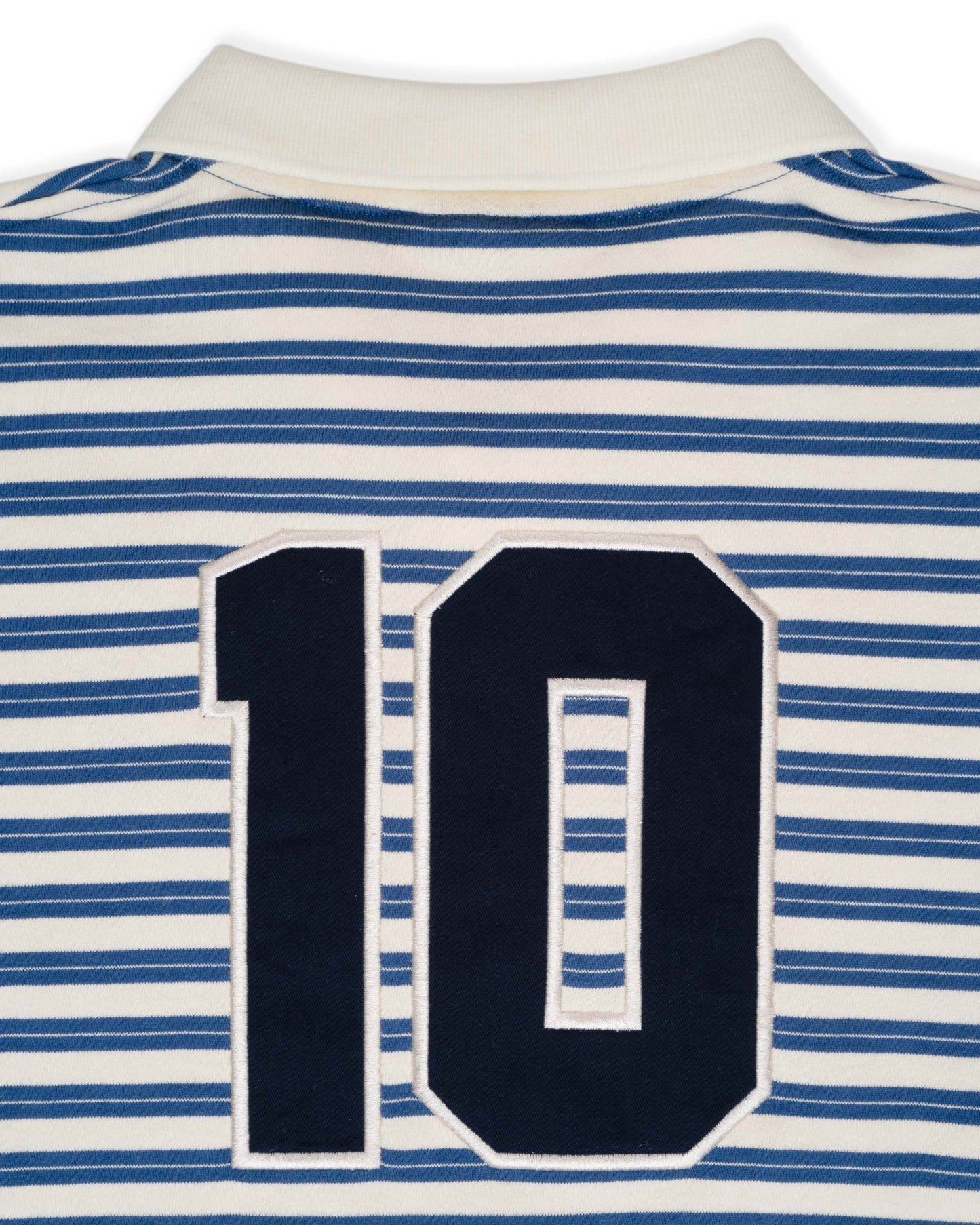 Levents® Striped Long Sleeve Boxy Polo Shirt