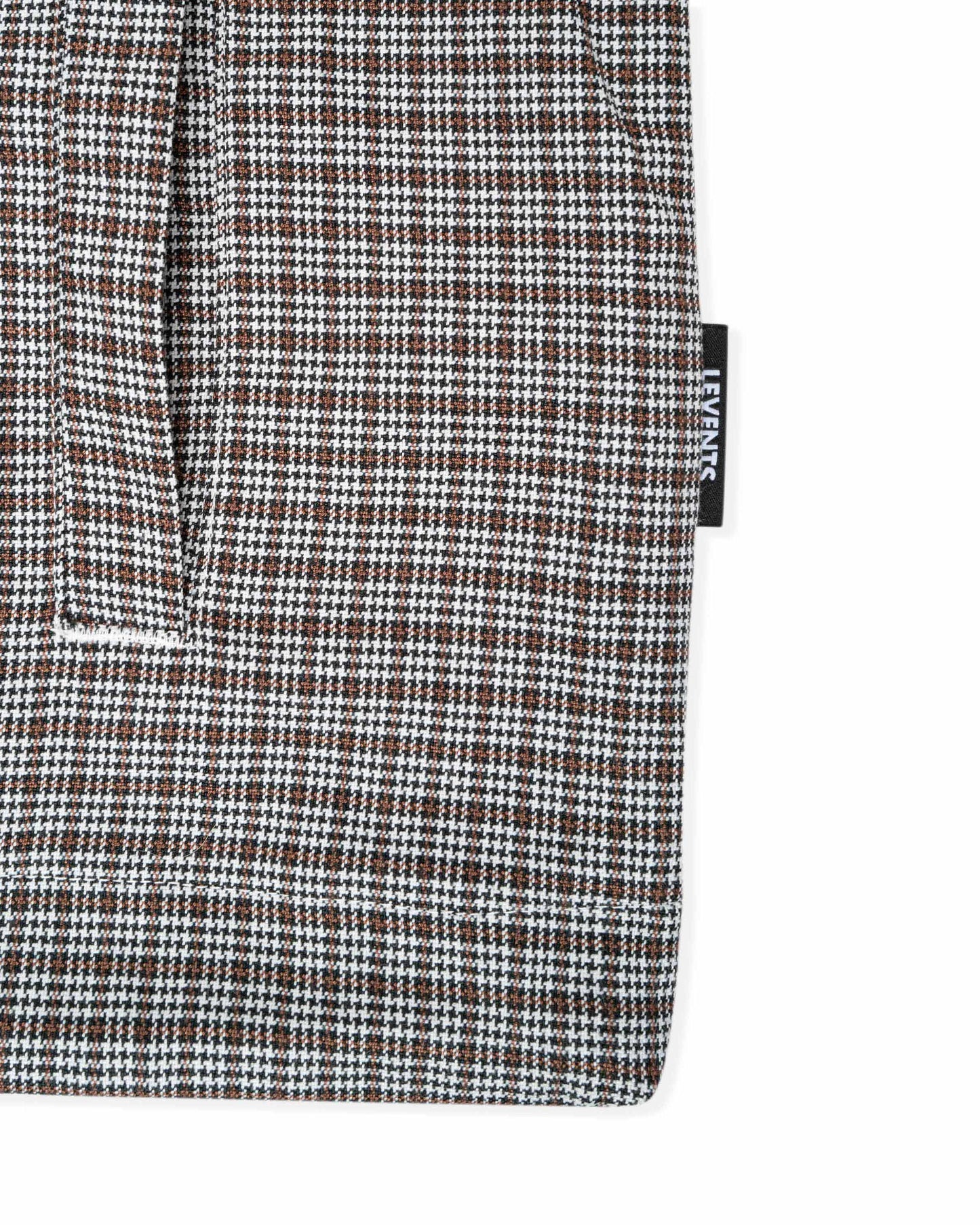 Levents® Plaid Zipper Hoodie Boxy