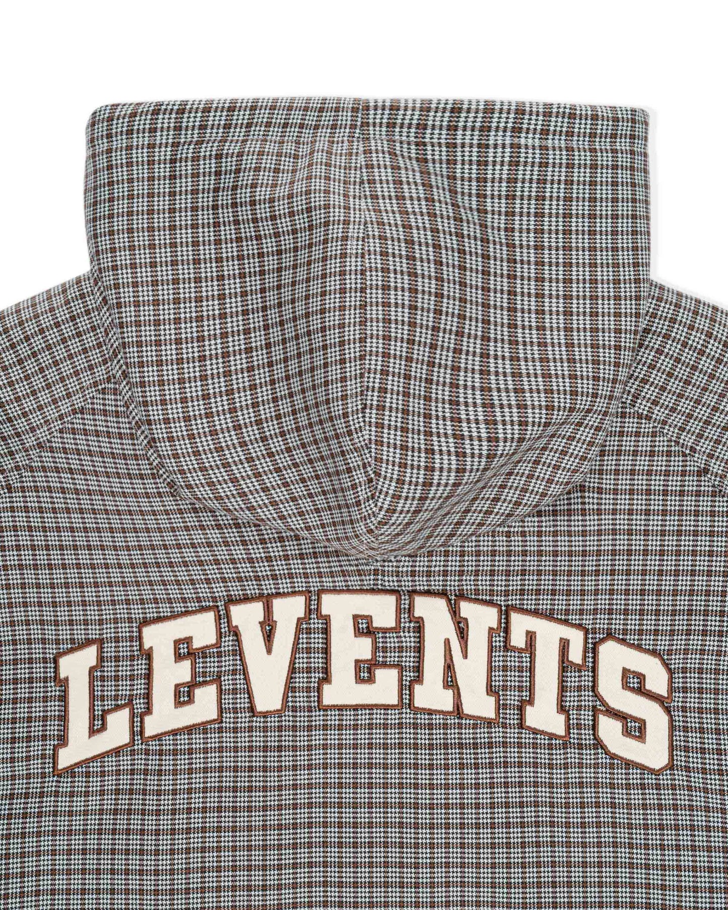 Levents® Plaid Zipper Hoodie Boxy