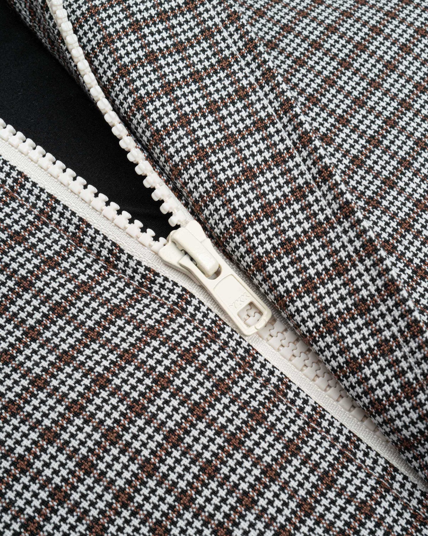 Levents® Plaid Zipper Hoodie Boxy