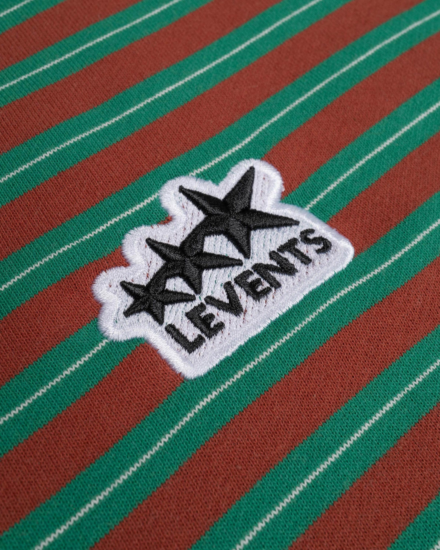Levents® Striped Long Sleeve Boxy Polo Shirt