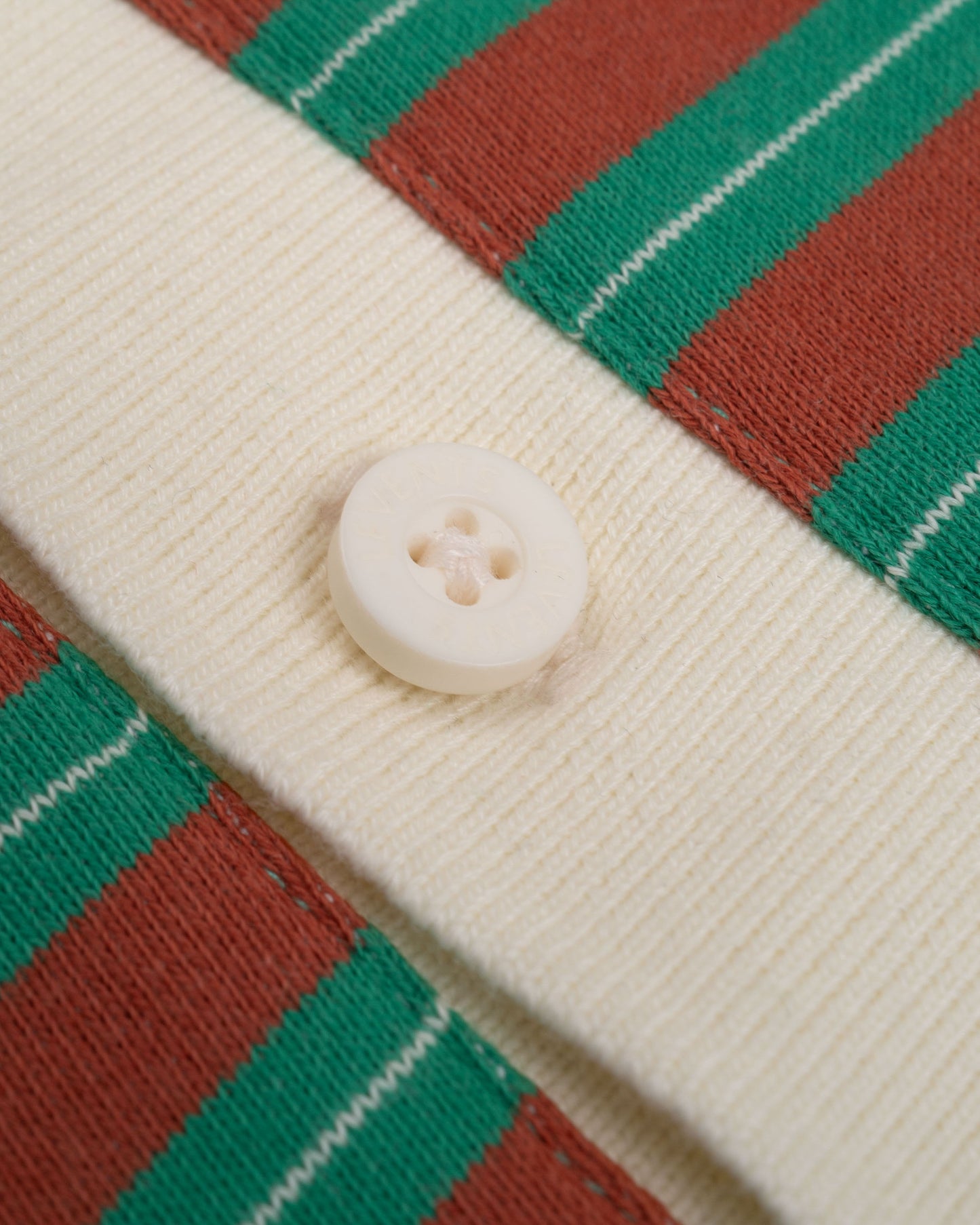 Levents® Striped Long Sleeve Boxy Polo Shirt