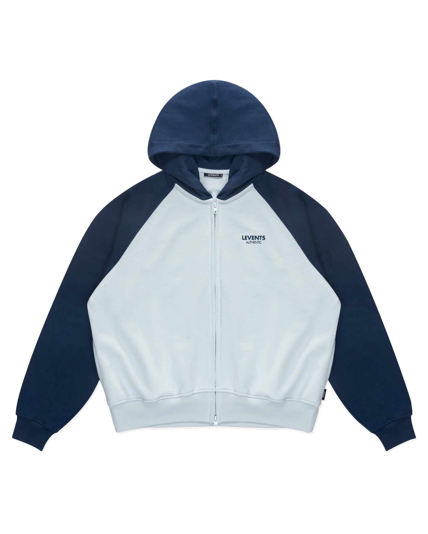 Levents® Two-tone Raglan Zipper Hoodie Boxy 2.0