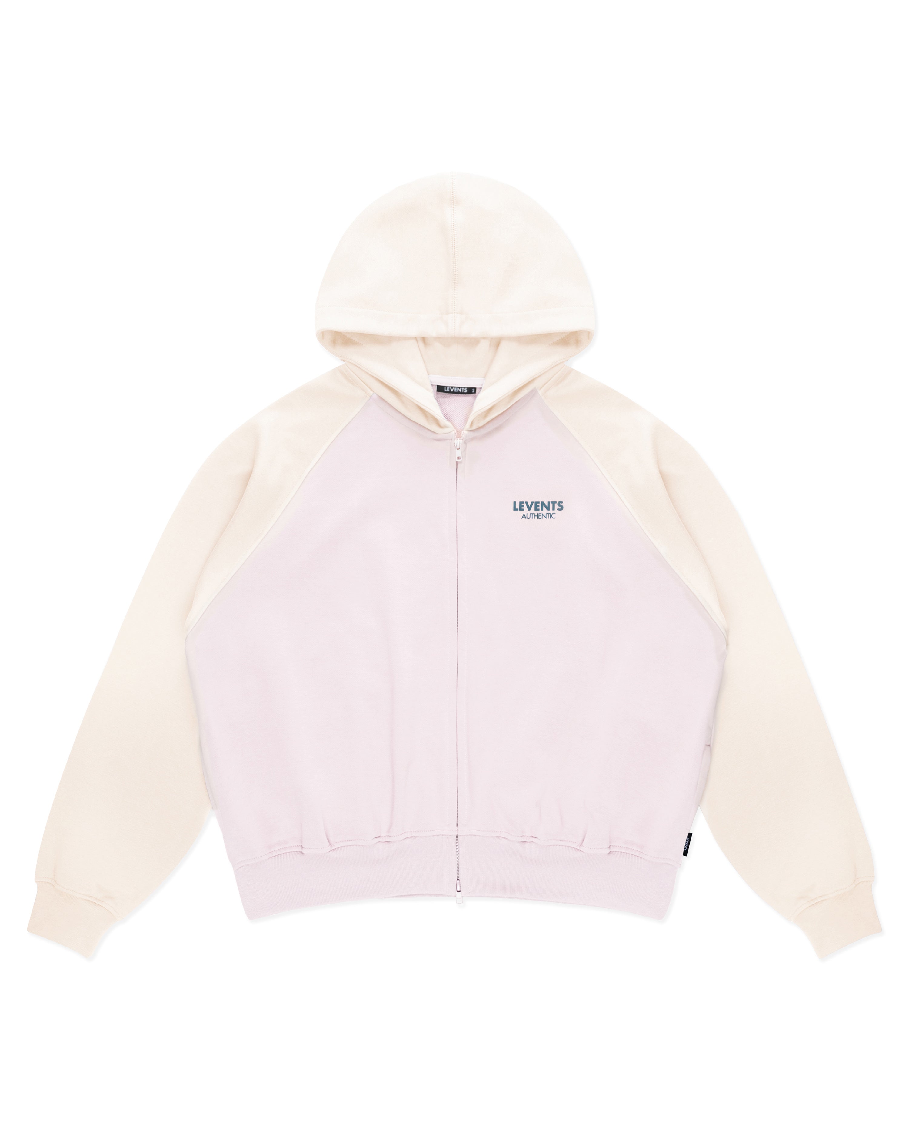 Levents® Two-tone Raglan Zipper Hoodie Boxy 2.0