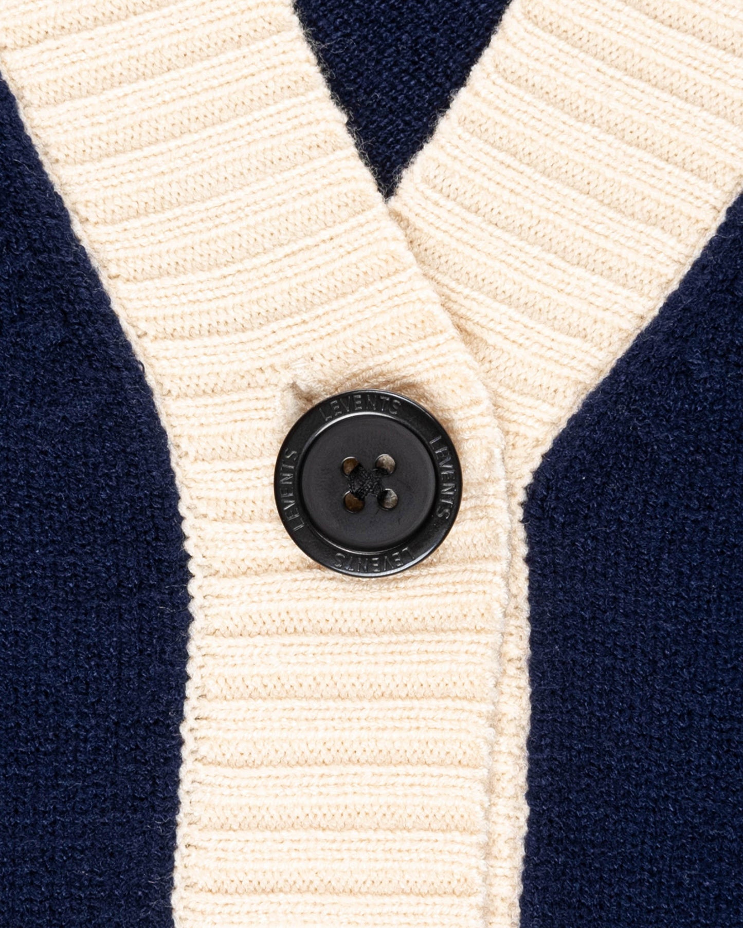 Levents® x Hello Kitty | Small Kitty Knit Cardigan/ Navy