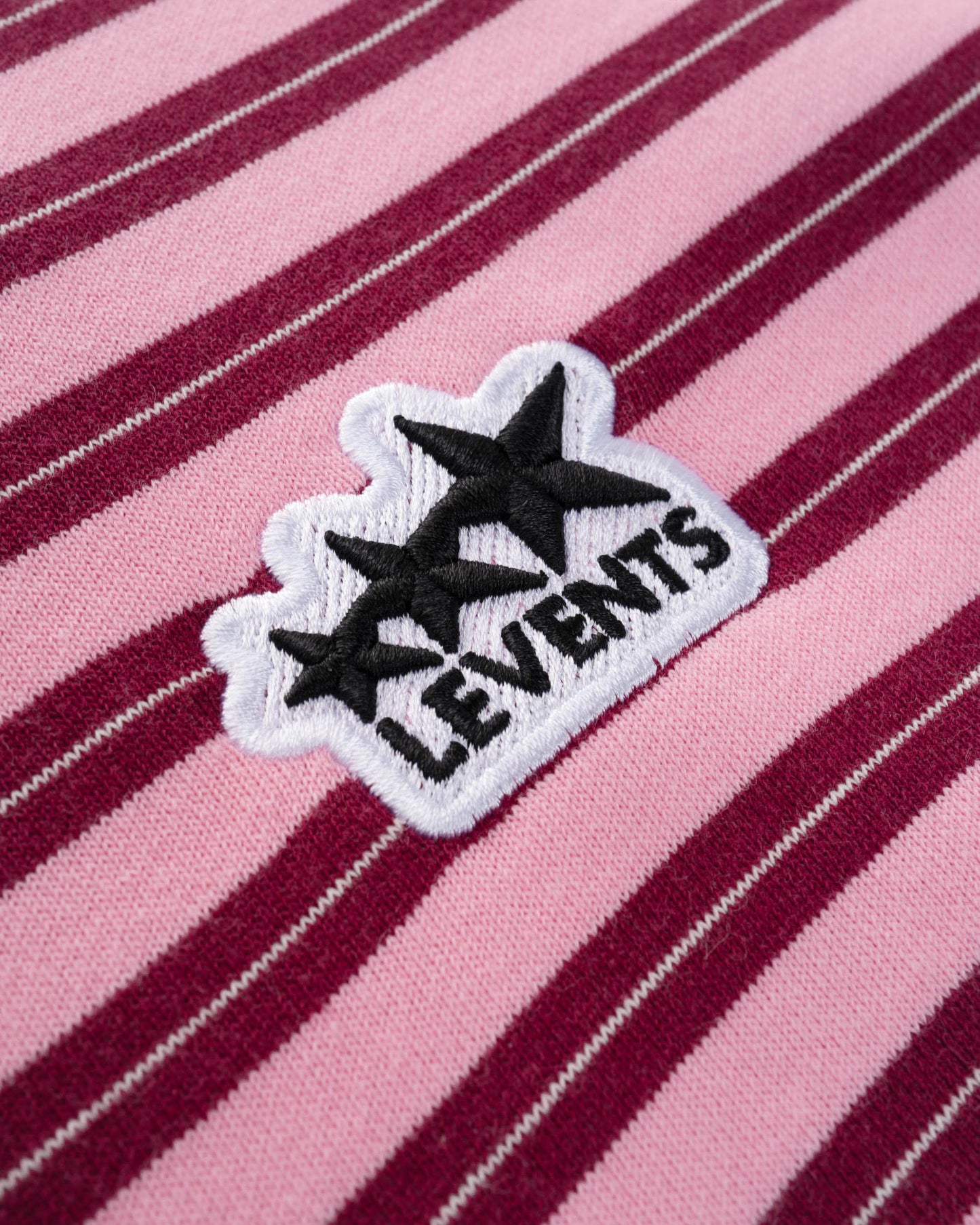 Levents® Striped Long Sleeve Boxy Polo Shirt