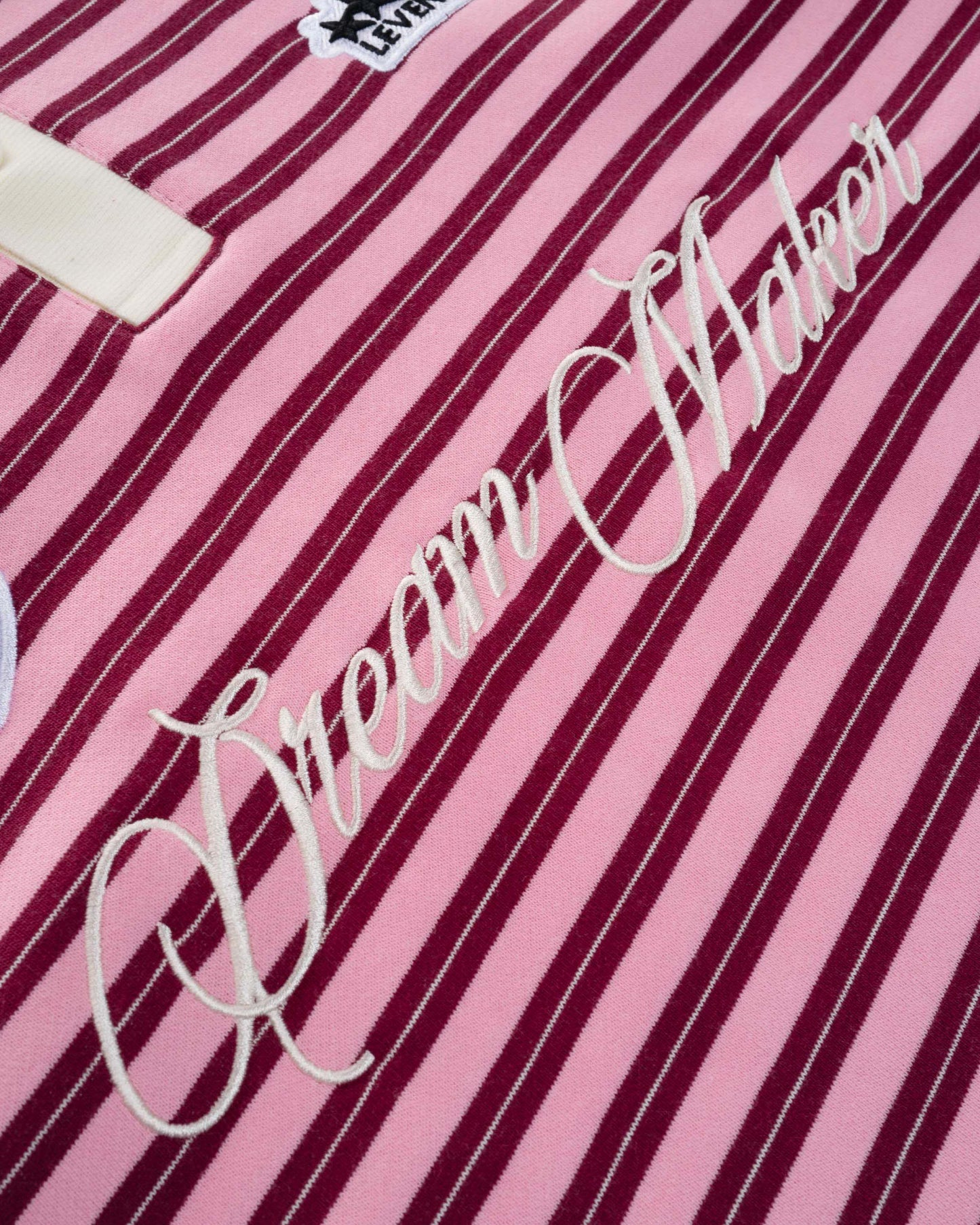 Levents® Striped Long Sleeve Boxy Polo Shirt