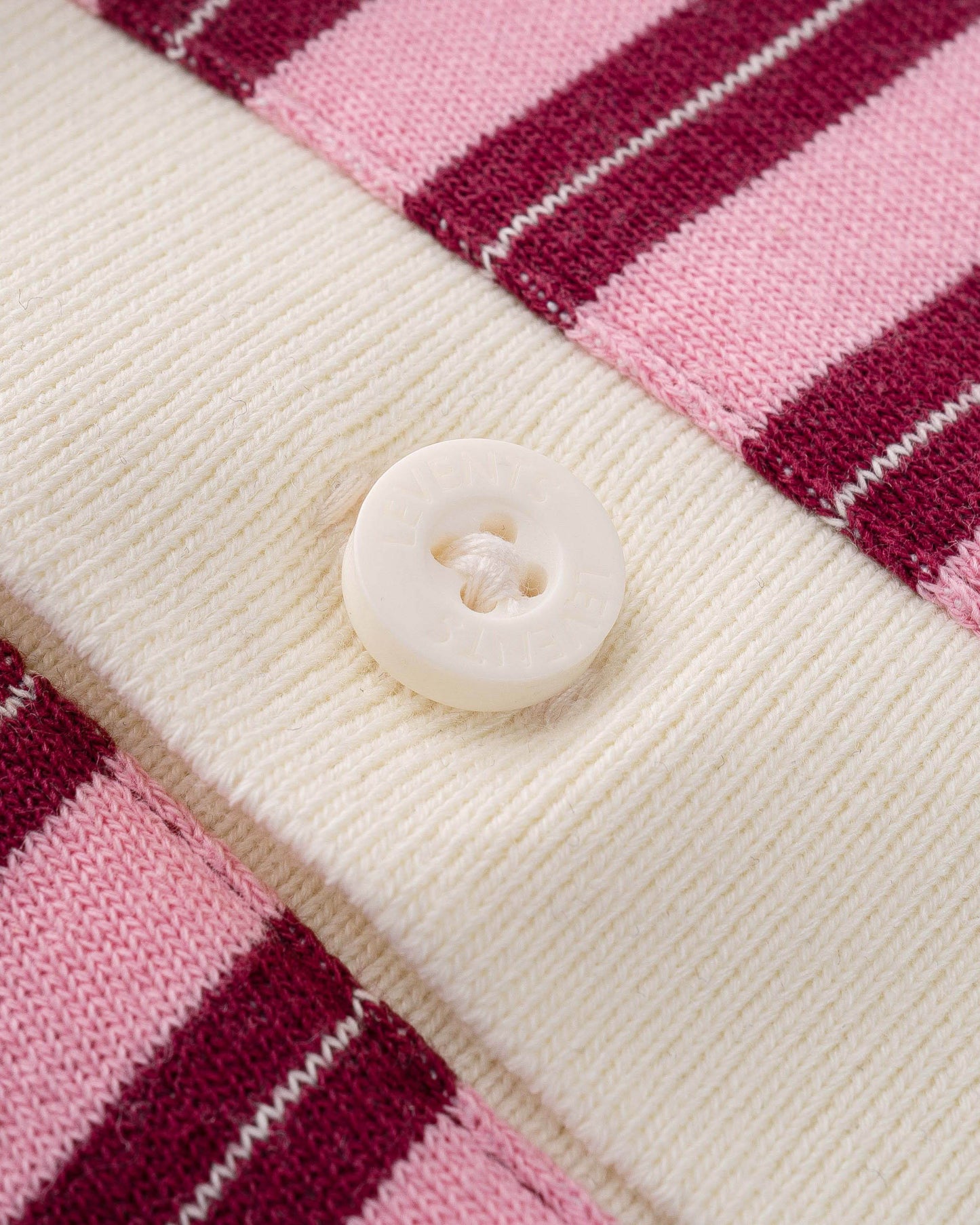Levents® Striped Long Sleeve Boxy Polo Shirt