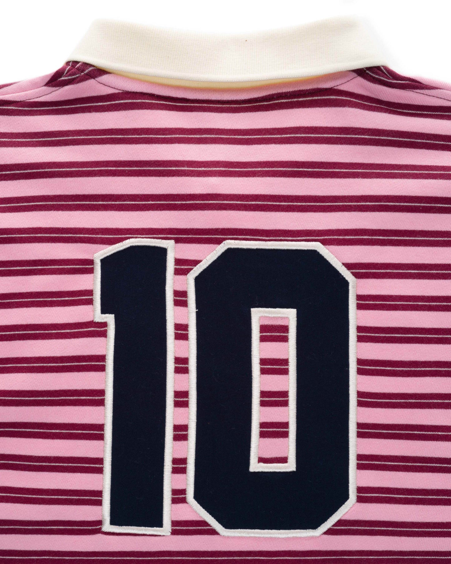 Levents® Striped Long Sleeve Boxy Polo Shirt