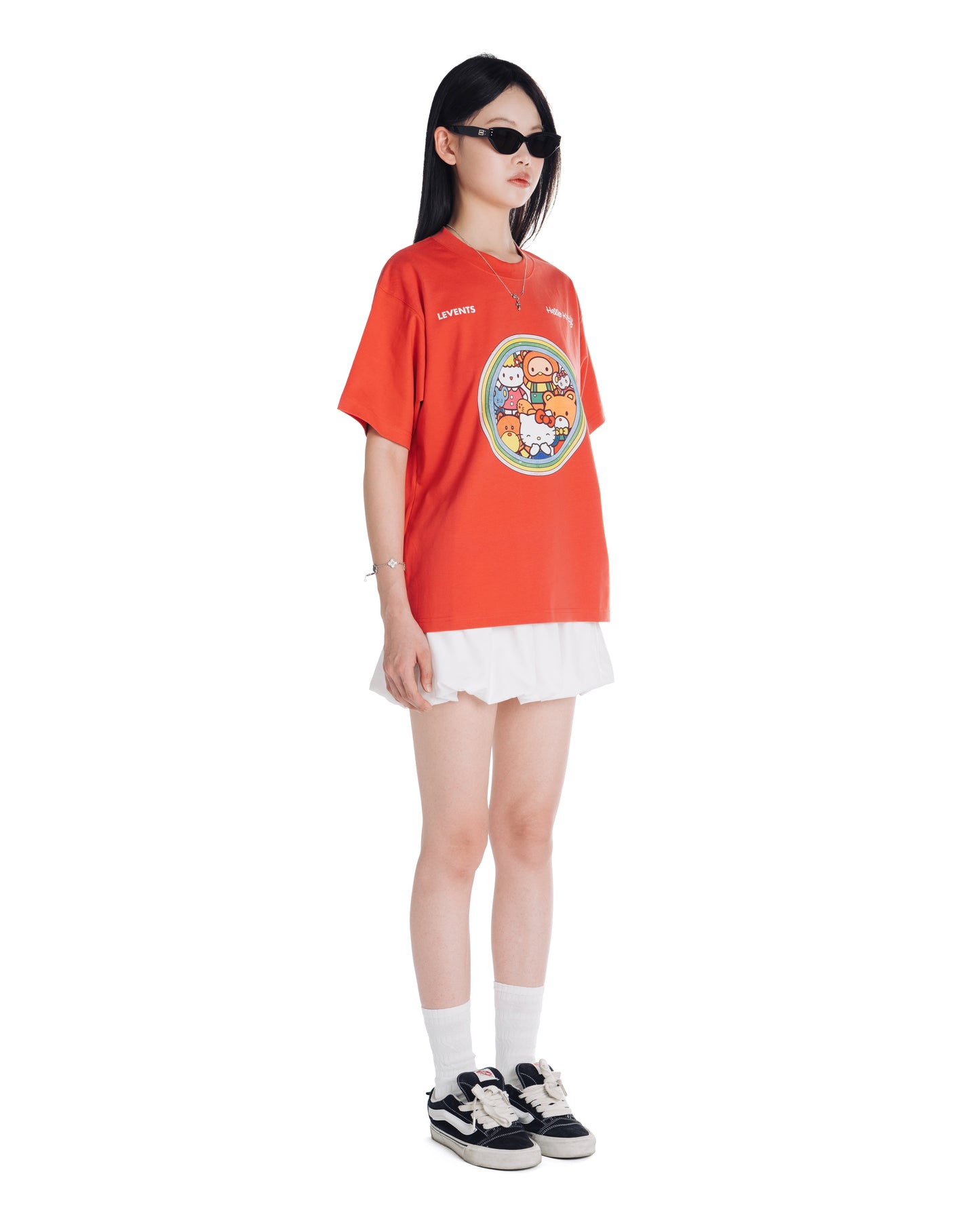 Levents® x Hello Kitty | Kitty's Family Semi-Oversized Tee