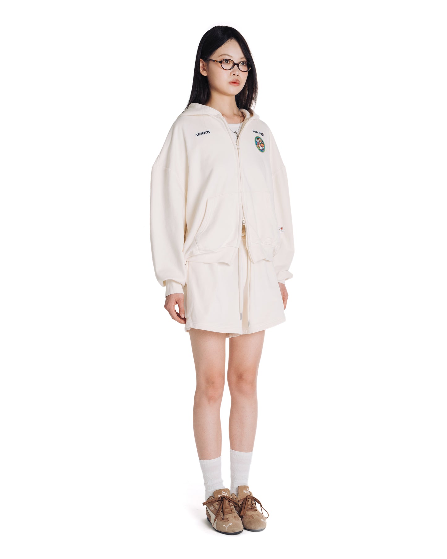 Levents® x Hello Kitty | Kitty's Family Zipper Hoodie Boxy 2.0