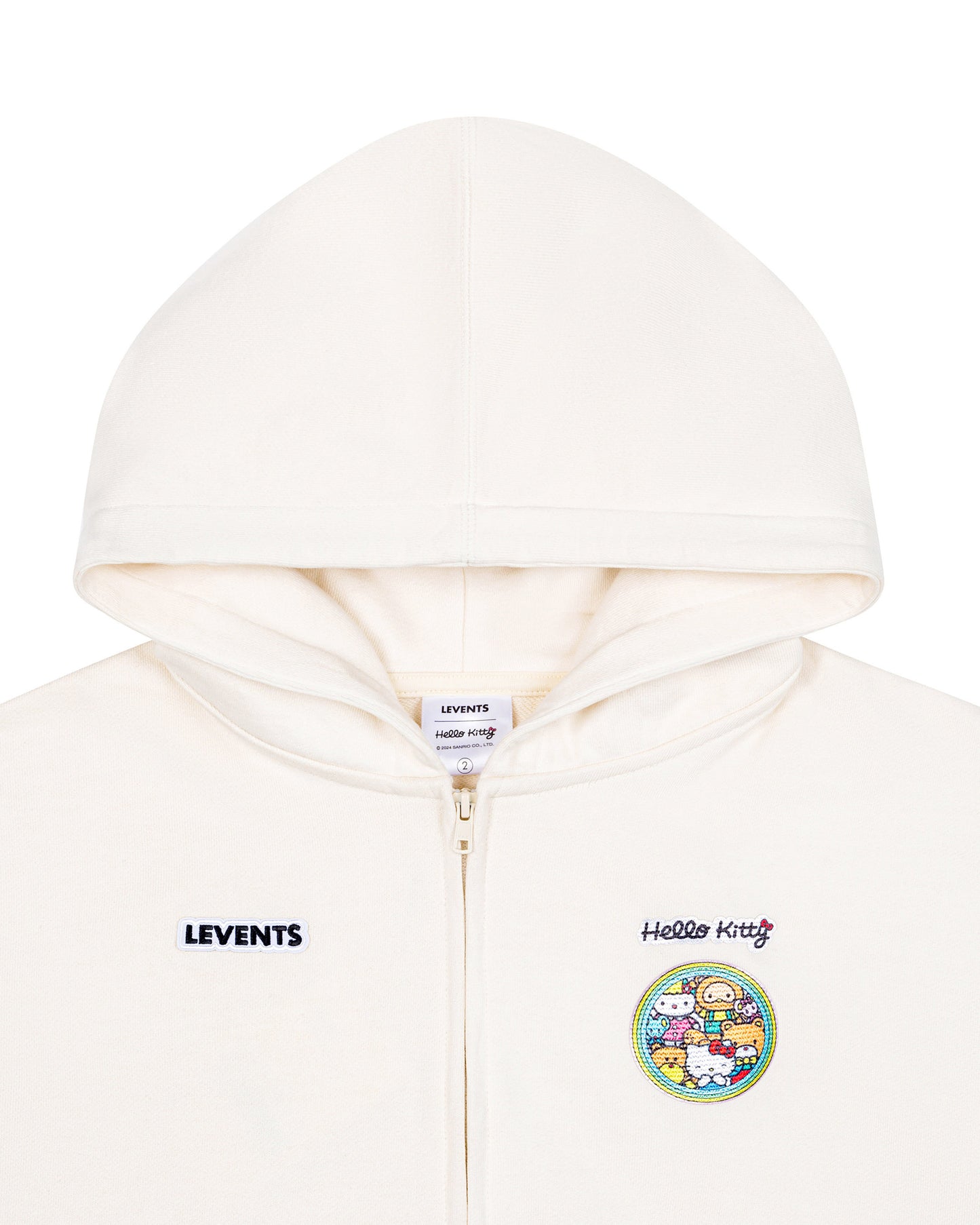 Levents® x Hello Kitty | Kitty's Family Zipper Hoodie Boxy 2.0