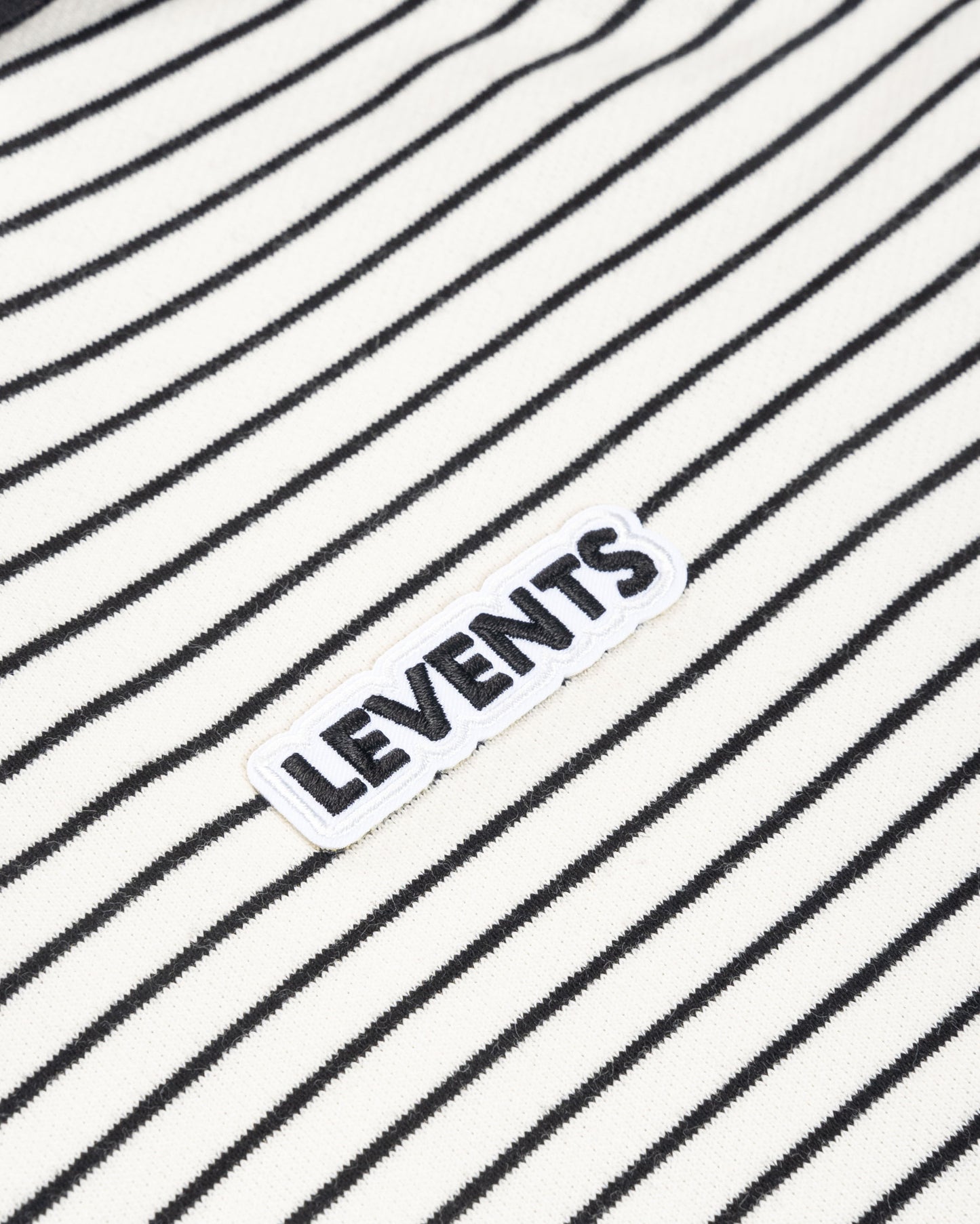 Levents® x Hello Kitty | Striped Long Sleeve Semi-Oversized Polo Shirt