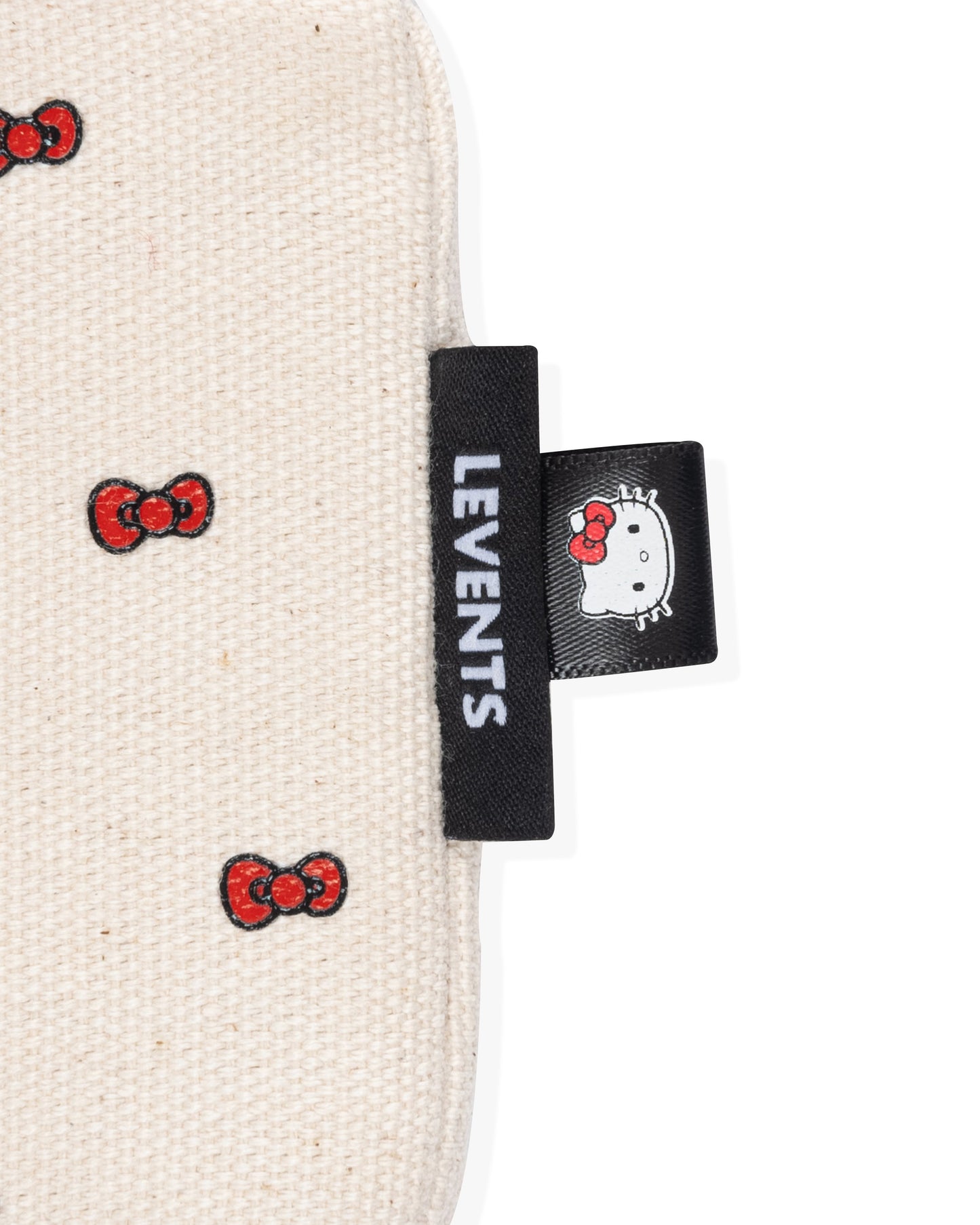Levents® x Hello Kitty | Monogram Mini Bag/ White Canvas