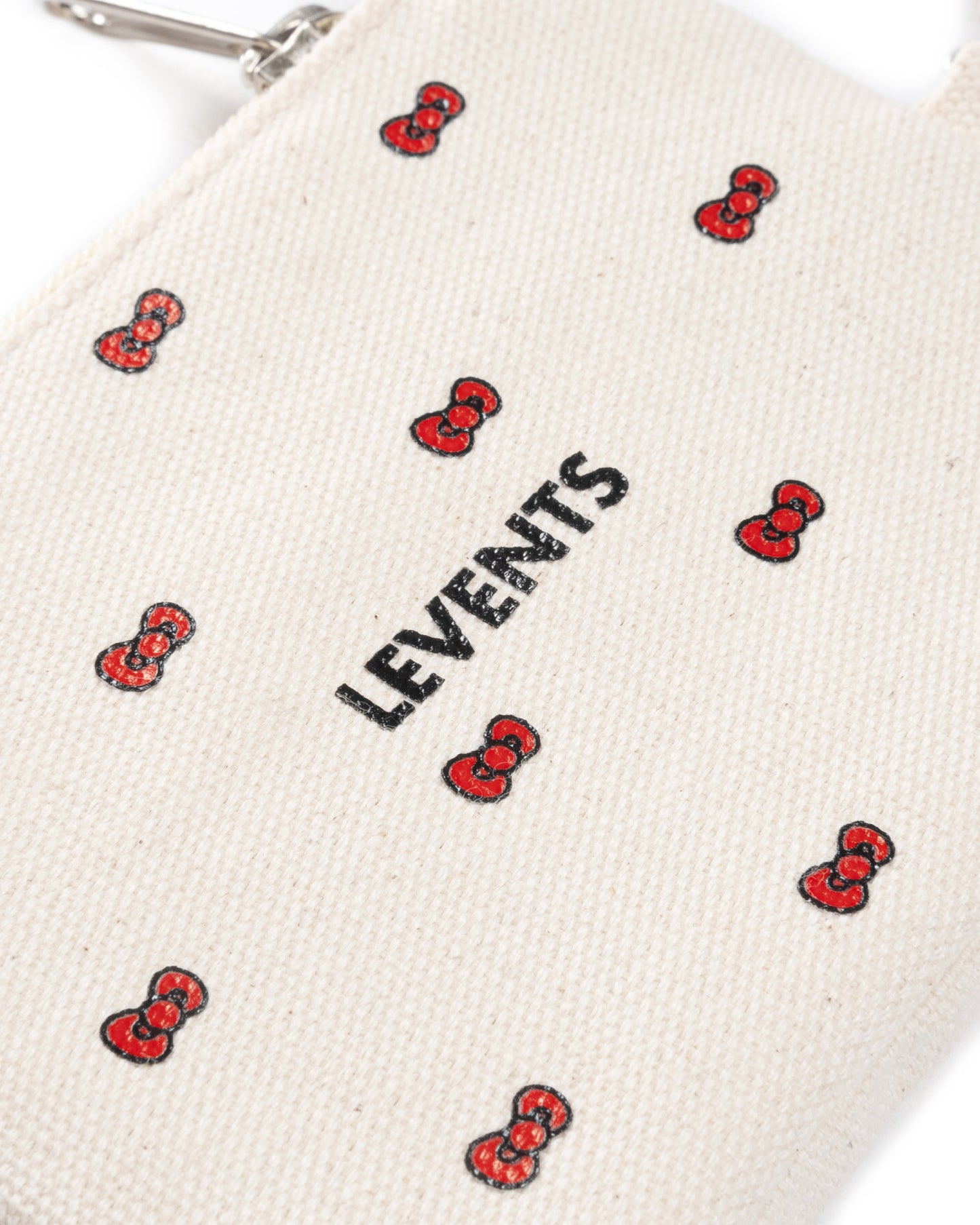Levents® x Hello Kitty | Monogram Mini Bag/ White Canvas