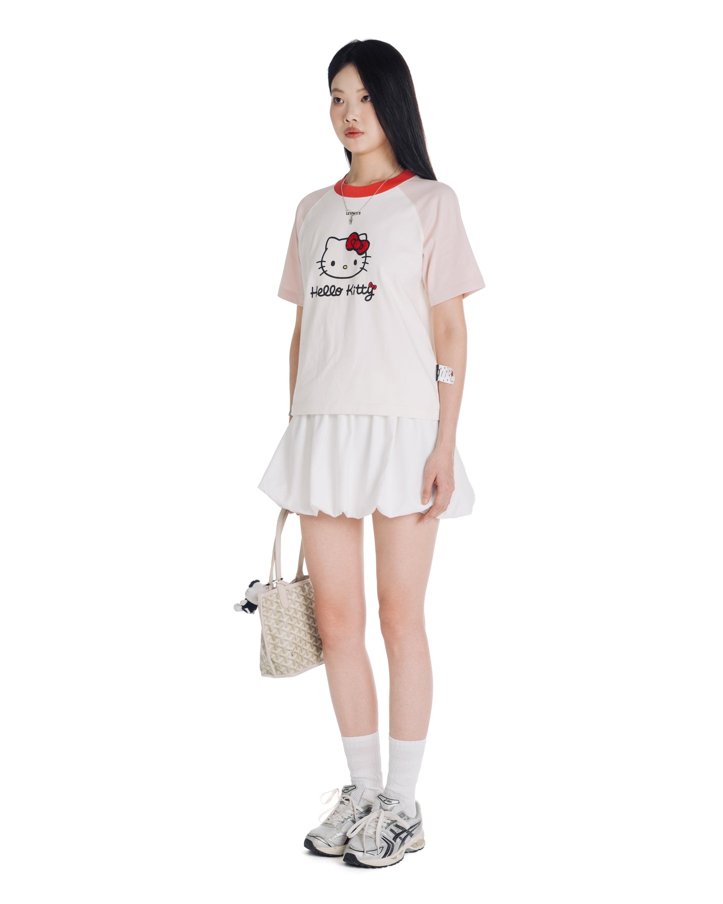 Levents® x Hello Kitty | Icon Raglan Regular Tee/ White